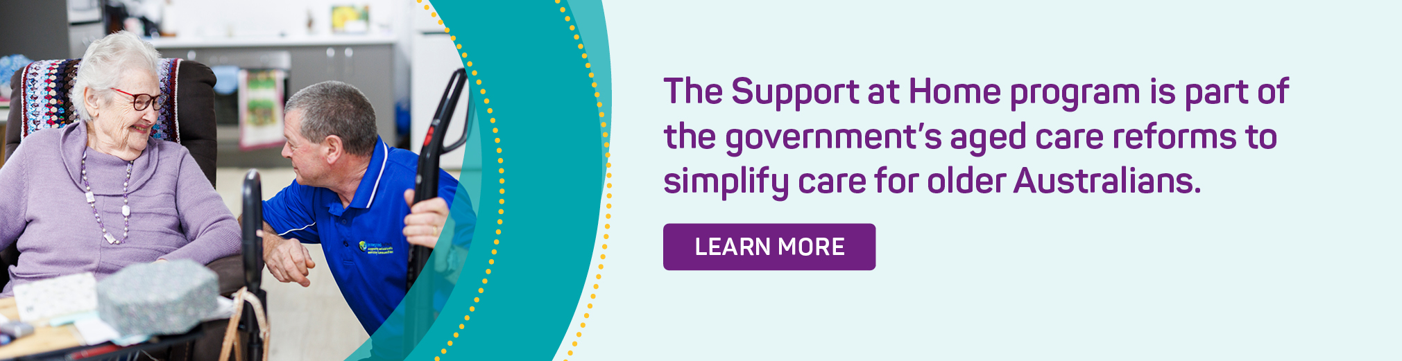 Support at Home program banner